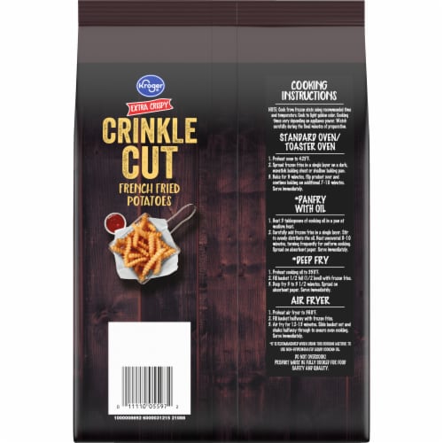 Kroger® Extra Crispy Crinkle Cut Fries Perspective: back