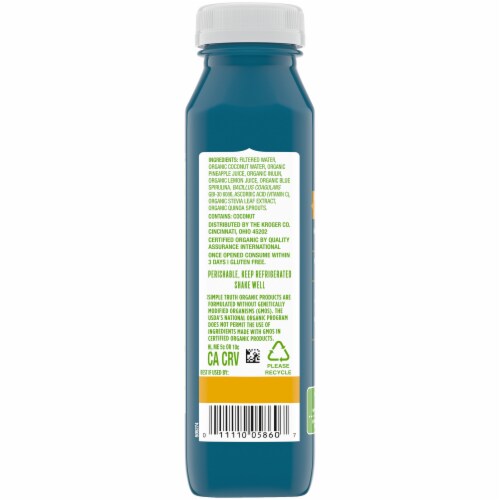 Simple Truth Organic® CocoPina Sunset Probiotic Juice Drink Perspective: back