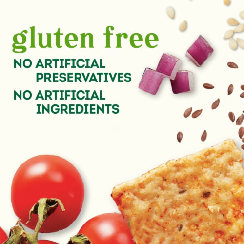 Simple Truth® Pico de Gallo Rice Crackers Perspective: back