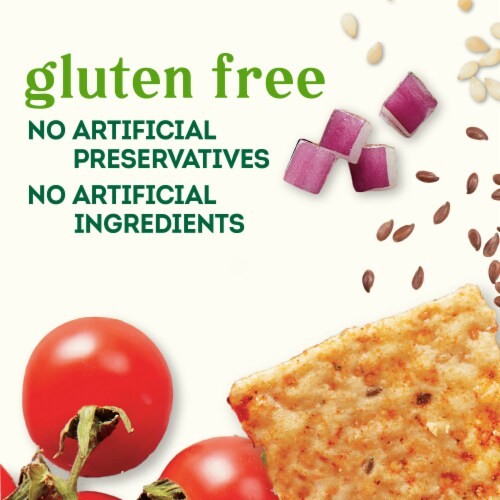 Simple Truth® Pico de Gallo Rice Crackers Perspective: back