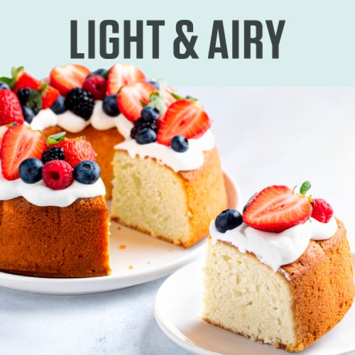 Bakery Fresh Sour Cream Angel Food Cake Perspective: back