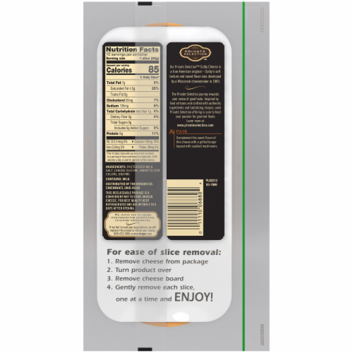Private Selection™ Colby Sliced Cheese Perspective: back