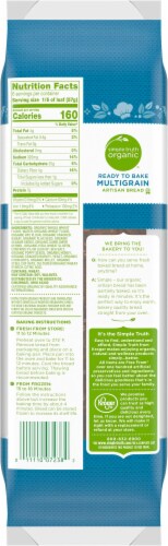 Simple Truth Organic® Ready to Bake Multigrain Artisan Bread Perspective: back