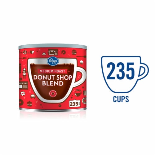 Kroger® Donut Shop Medium Roast Ground Coffee Perspective: back