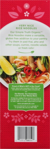 Simple Truth Organic™ Pad Thai White Rice Noodles Perspective: back