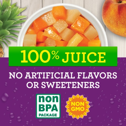 Kroger® Mixed Fruit Cups in 100% Juice Perspective: back
