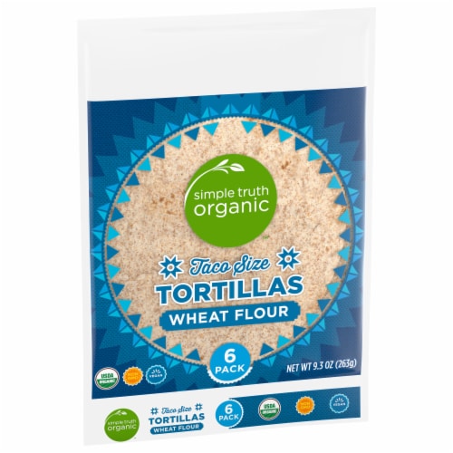 Simple Truth Organic™ Taco Size Wheat Flour Tortillas Perspective: back