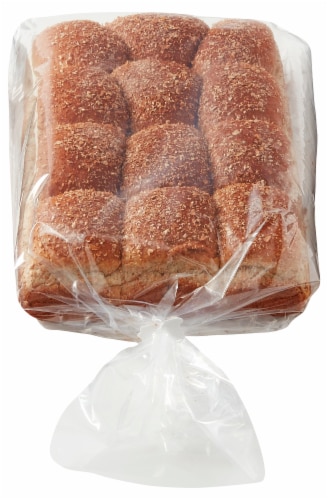 Bakery Fresh Goodness Wheat Dinner Rolls Perspective: back