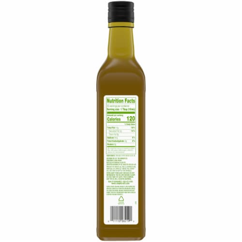 Simple Truth Organic® Unfiltered Extra Virgin Olive Oil Perspective: back