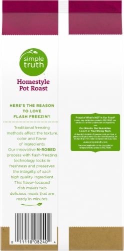 Simple Truth™ Homestyle Pot Roast Skillet Frozen Meal Perspective: back