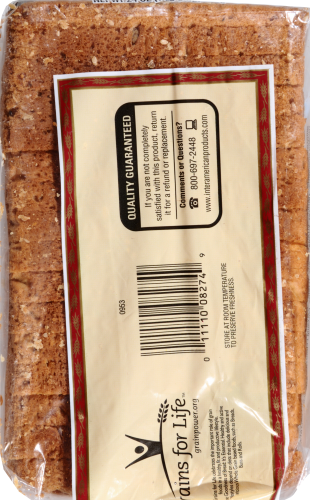 Western Hearth 12 Grain Bread Perspective: back