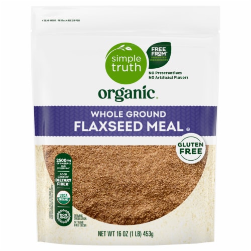 Simple Truth Organic® Whole Ground Flaxseed Meal Perspective: back