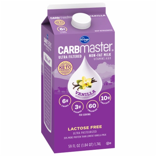 Kroger® CARBmaster® Ultra Filtered Skim Vanilla Milk Perspective: back