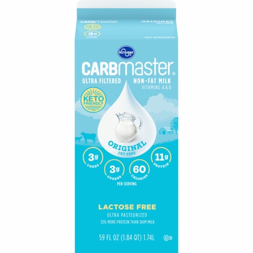 Kroger® CARBmaster® Ultra Filtered Non-Fat Original Milk Perspective: back
