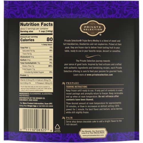 Private Selection® Triple Berry Medley Perspective: back