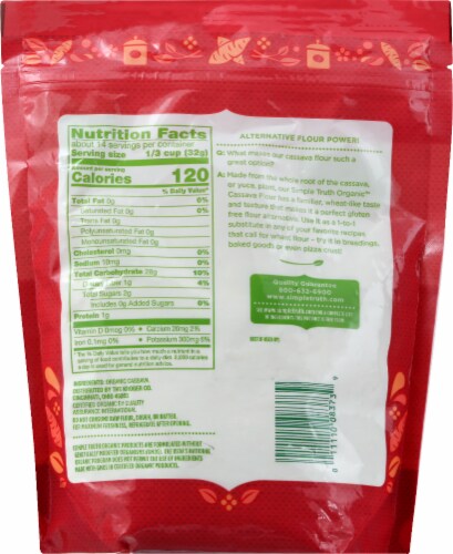 Simple Truth Organic™ Gluten Free Cassava Flour Perspective: back
