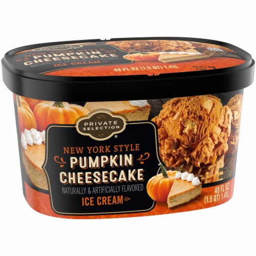 Private Selection® New York Style Pumpkin Cheesecake Ice Cream Perspective: back