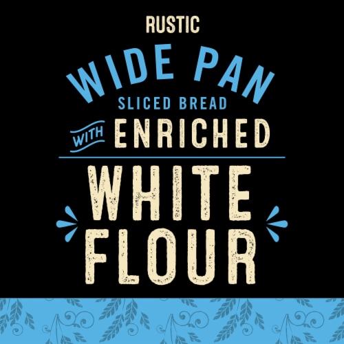 Private Selection® White Bread Rustic Wide Pan Perspective: back