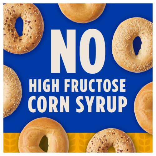 Kroger® 100% Whole Wheat Bagels Perspective: back