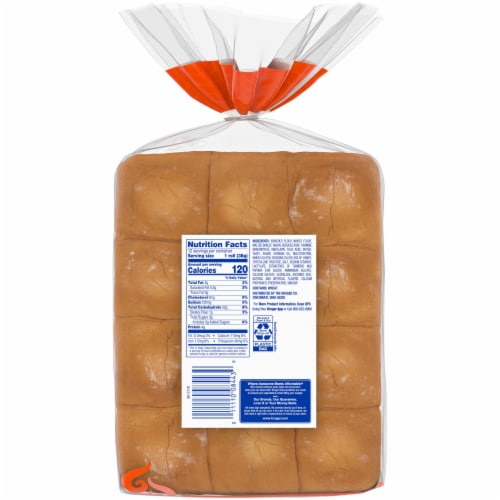 Kroger® Sweet Hawaiian Dinner Rolls Perspective: back