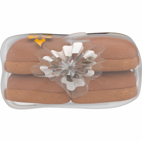 Kroger® 100% Whole Wheat Hamburger Buns Perspective: back