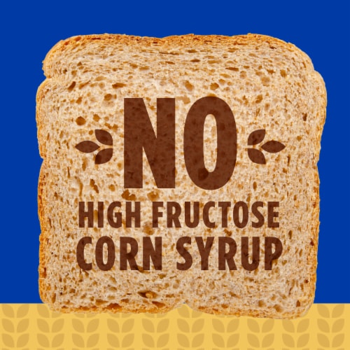 Kroger® Honey Wheat Bread Perspective: back