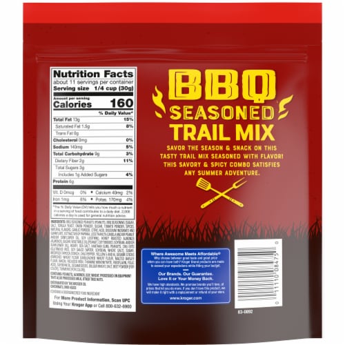 Kroger® BBQ Seasoned Trail Mix Perspective: back