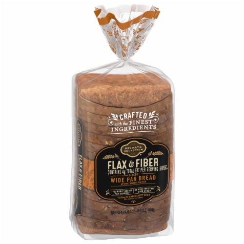 Private Selection® Omega Flax & Fiber Wide Pan Bread Perspective: back