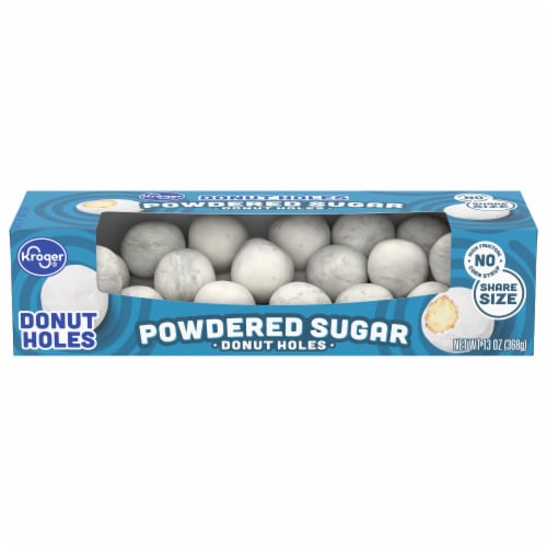 Kroger® Powdered Sugar Donut Holes Perspective: back