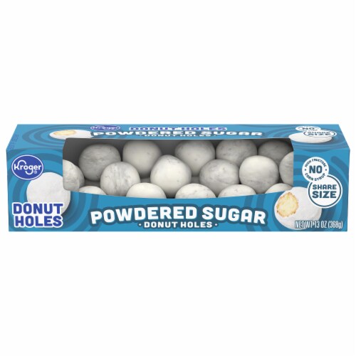 Kroger® Powdered Sugar Donut Holes Perspective: back