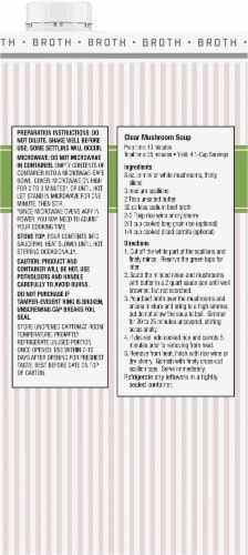 Kroger® Fat Free Reduced Sodium Beef Broth Perspective: back