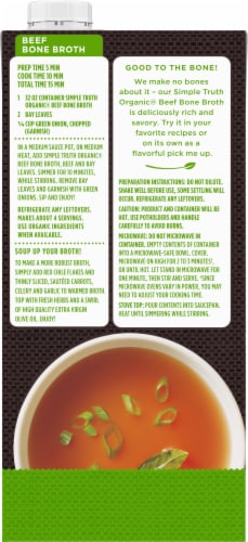 Simple Truth Organic® Beef Bone Broth Perspective: back