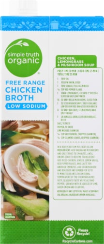 Simple Truth Organic® Low Sodium Gluten Free Free Range Chicken Broth Perspective: back