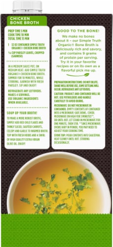 Simple Truth Organic® Chicken Bone Broth Perspective: back