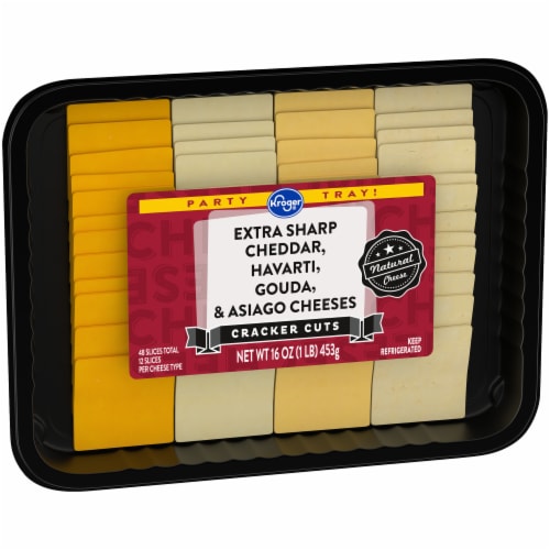 Kroger® Cracker Cuts Party Tray Cheese Perspective: back