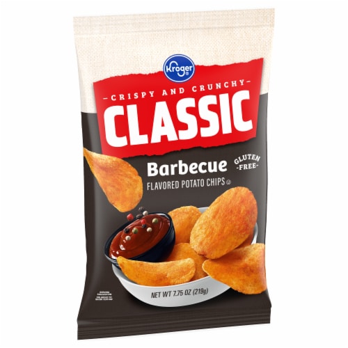 Kroger® Sweet & Mesquite BBQ Potato Chips Perspective: back