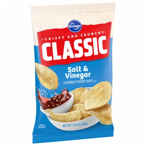 Kroger® Salt & Vinegar Potato Chips Perspective: back