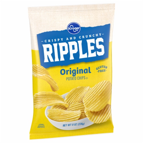 Kroger® Classic Ripples Potato Chips Perspective: back