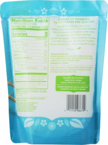 Simple Truth Organic™ Shirataki Spaghetti Style Noodles Perspective: back