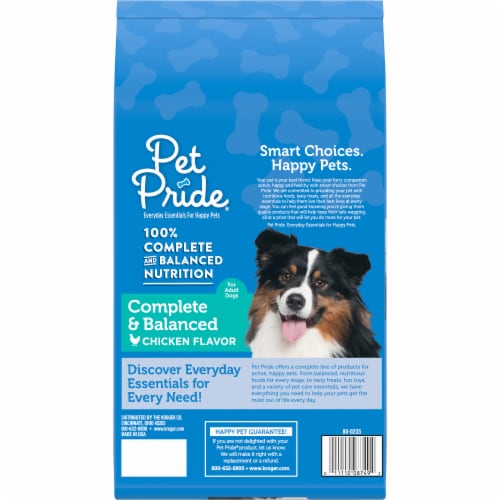 Pet Pride® Complete & Balanced Chicken Flavor Dry Dog Food Perspective: back