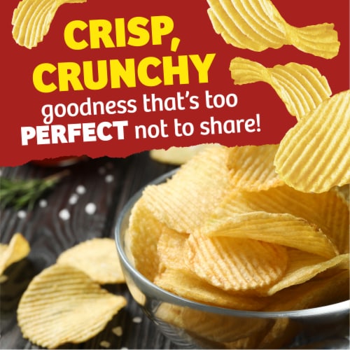 Kroger® Original Wavy Potato Chips Perspective: back