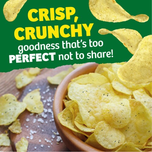 Kroger® Sour Cream and Onion Potato Chips Perspective: back