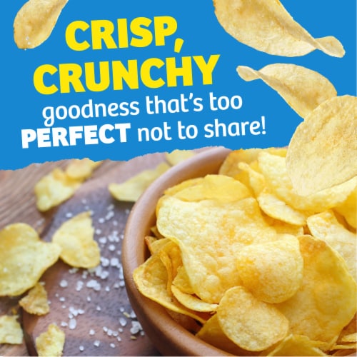 Kroger® Salt & Vinegar Potato Chips Perspective: back