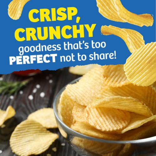 Kroger® Classic Ripples Potato Chips Perspective: back