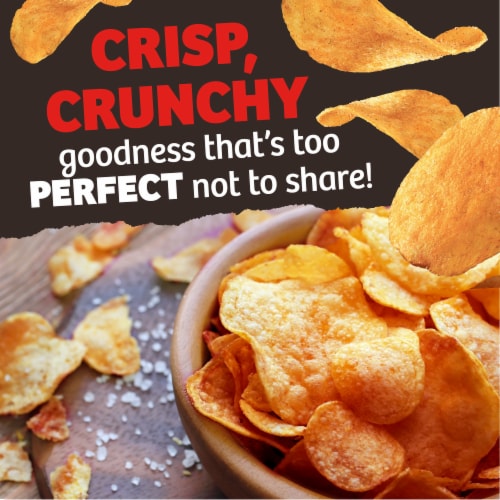 Kroger® Sweet and Mesquite BBQ Potato Chips Family Size Perspective: back