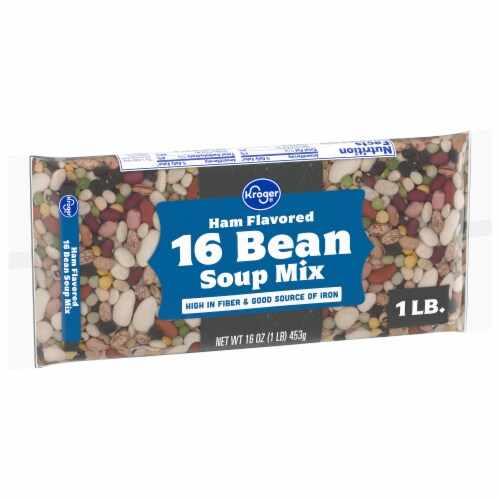 Kroger® Ham Flavored 16 Bean Soup Mix Perspective: back