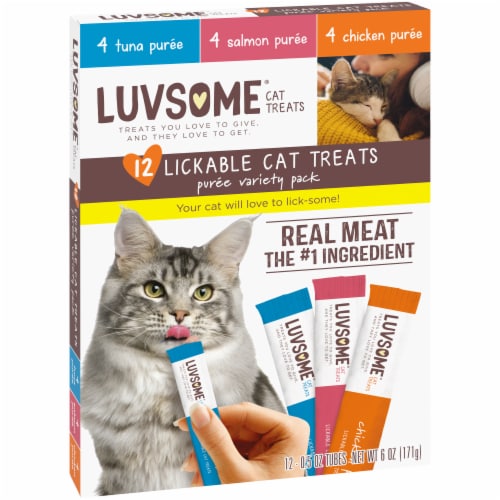 Luvsome Lickable Cat Treats Variety Pack 12 ct 0.5 ounces Pick n Save