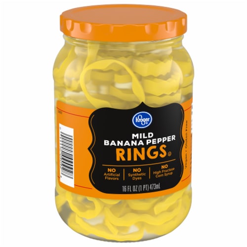 Kroger® Mild Banana Pepper Rings Perspective: back