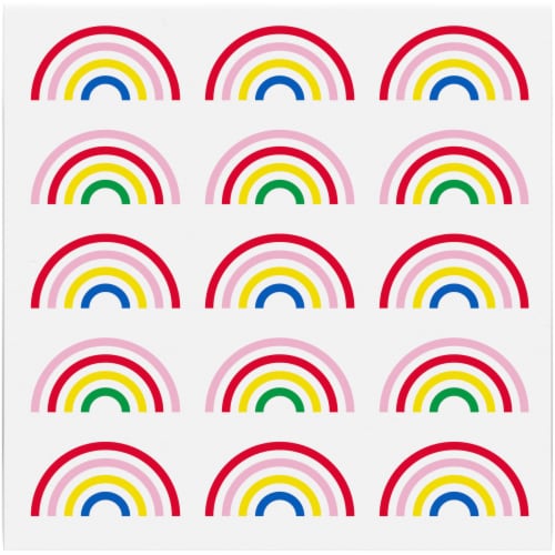 Kroger® Entertainment Essentials Modern Rainbow Beverage Napkins Perspective: back