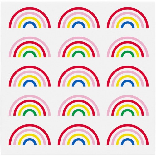 Kroger® Entertainment Essentials Modern Rainbow Party Paper Napkins Perspective: back